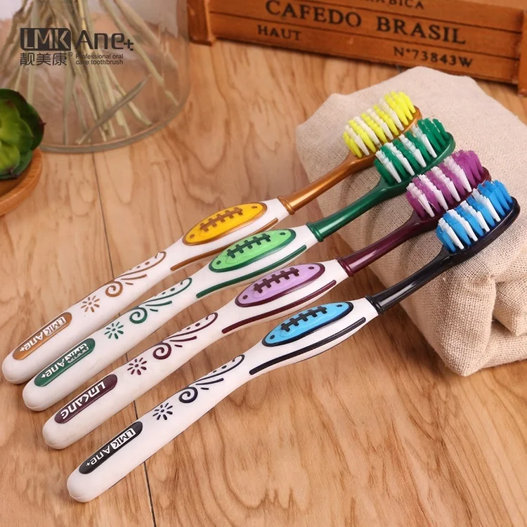 

LMK Factory Direct Supply PP + Soft TPE Superfine Ultra Soft Bristles Adult Toothbrush
