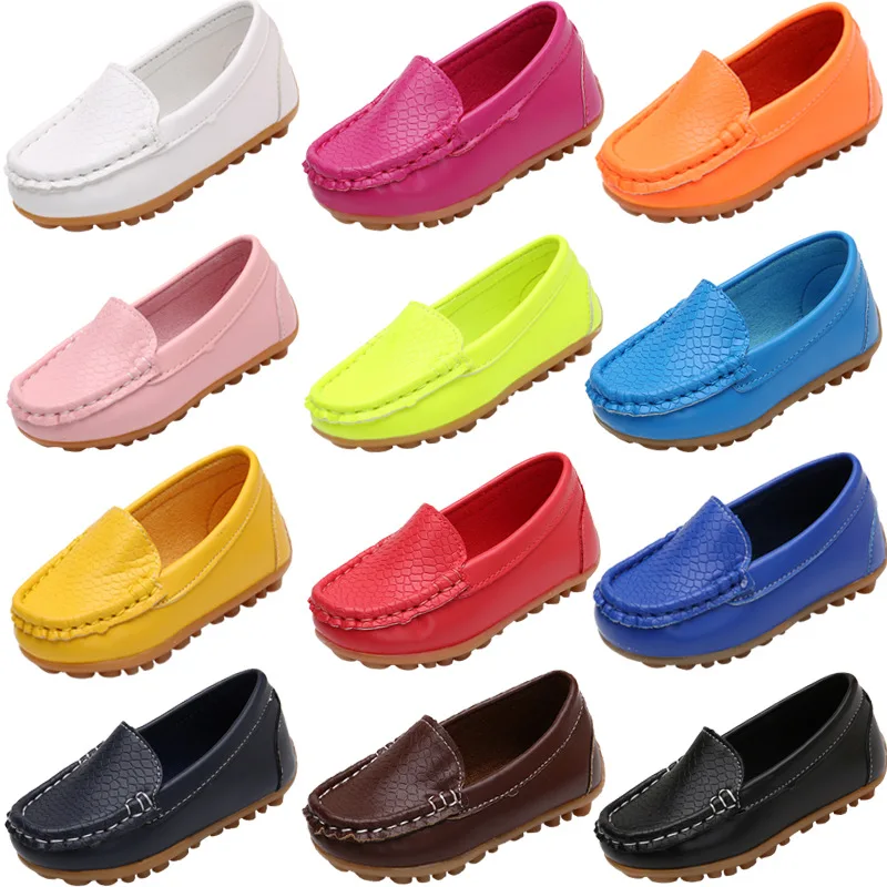 

Children Shoes Pu Leather Casual Styles Boys Girls Shoes Soft Comfortable Loafers Kids Shoes