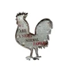 home decorative art lighted wall hanging rooster
