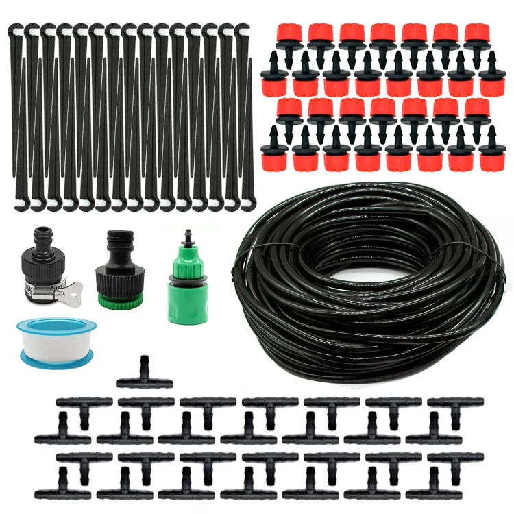 

Farm Greenhouse plastic drip irrigation pipe Drip Irrigation Kits for Agriculture Use, Black