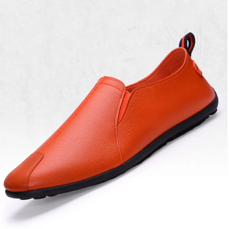 

Wholesale New fashion cheap men's casual flat leather shoes, As the picture show