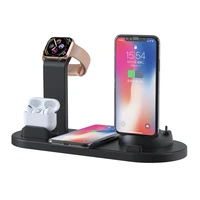 

Amazon Top Seller 3 in 1 Wireless Charging Dock Charge Station , qi Fast Charger Dock Stand for iPhone for Air Pods Watch