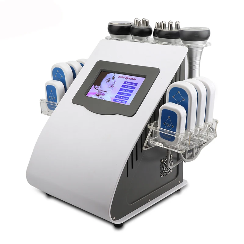 

2021 new 6 in 1 Ultrasonic 40K vacuum Cavitation system Slimming Face And Body Shaping facial Lifting Machine