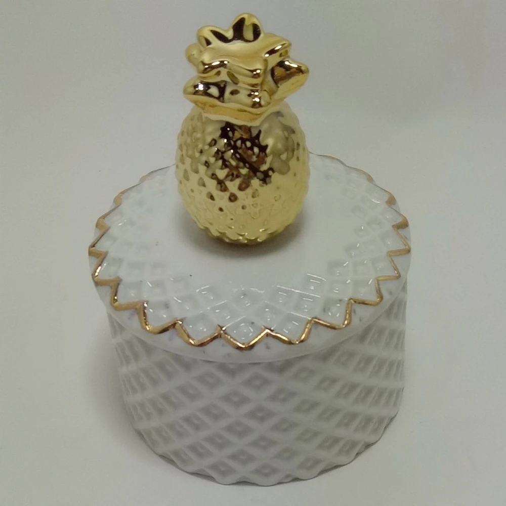 

High quality cheap wedding gift crown shape ceramic jewelry trinket box