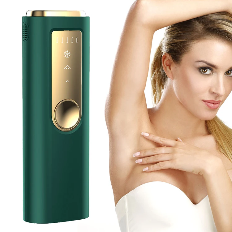 

Private labeling removal epilation laser whole body hair for home use, White green