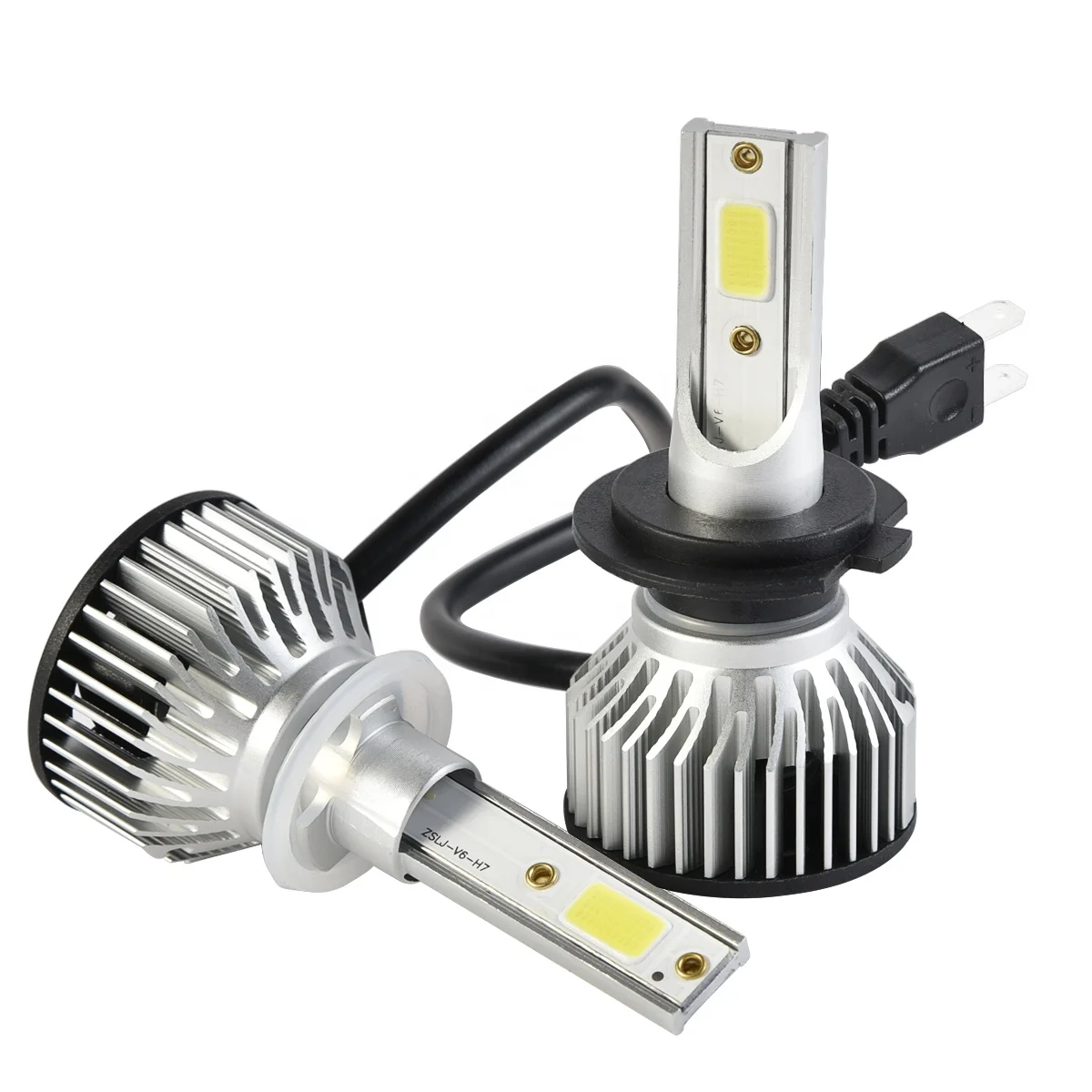 Factory direct V6 LED headlight 9007 9005 9006 H11 H7 car headlight 6000K LED car bulb kit