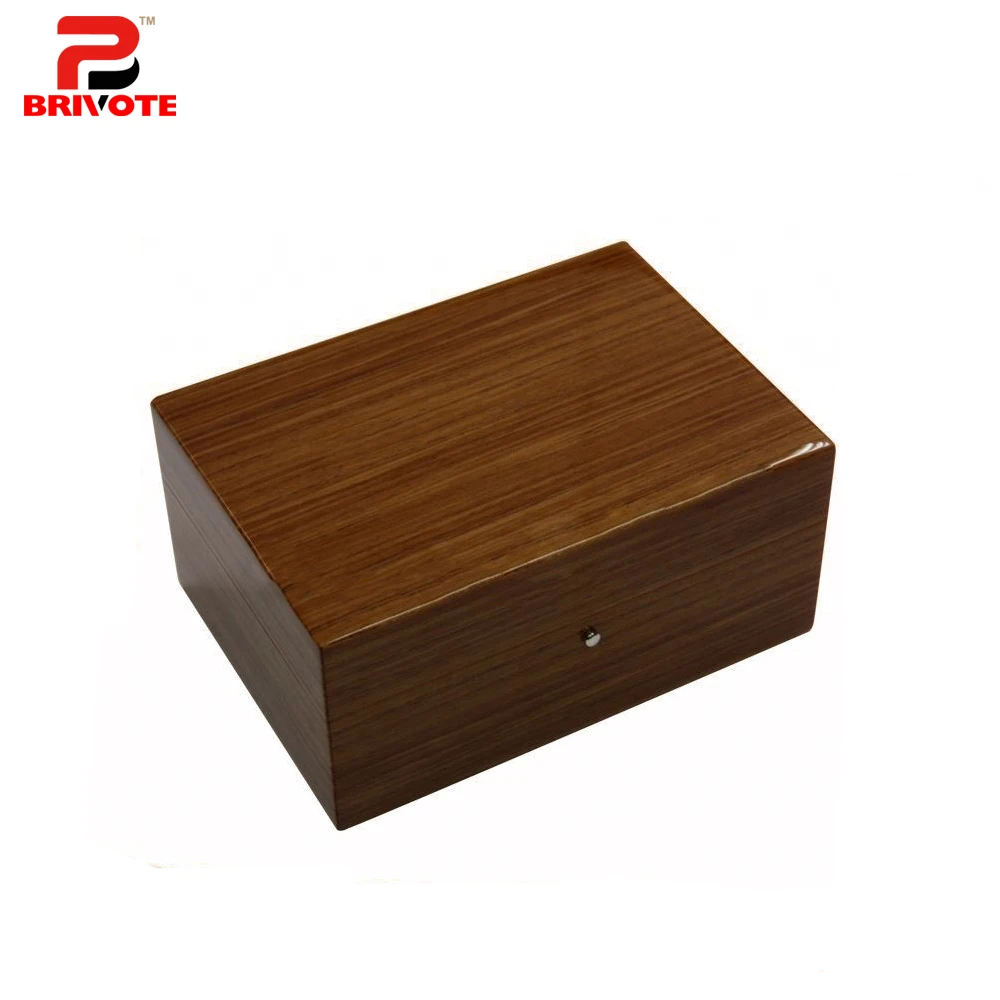 deep wooden box