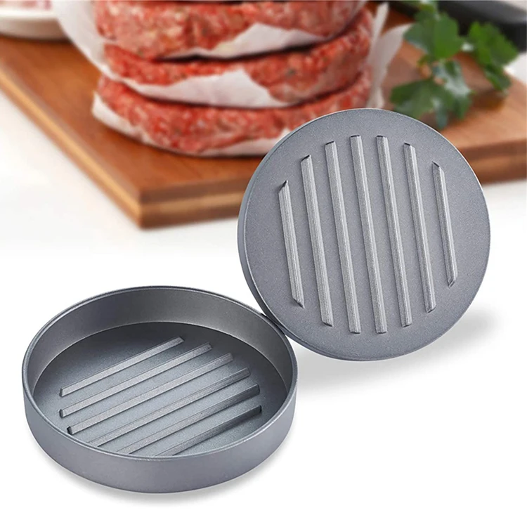 Beeman Manual Cast Iron Non Stick Meat Burger Smash Press Hamburger