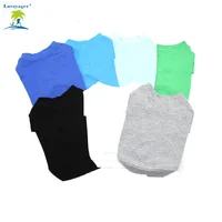 

Lovoyager Family pet clothing summer dog clothes blank cotton dog t shirt for wholesale