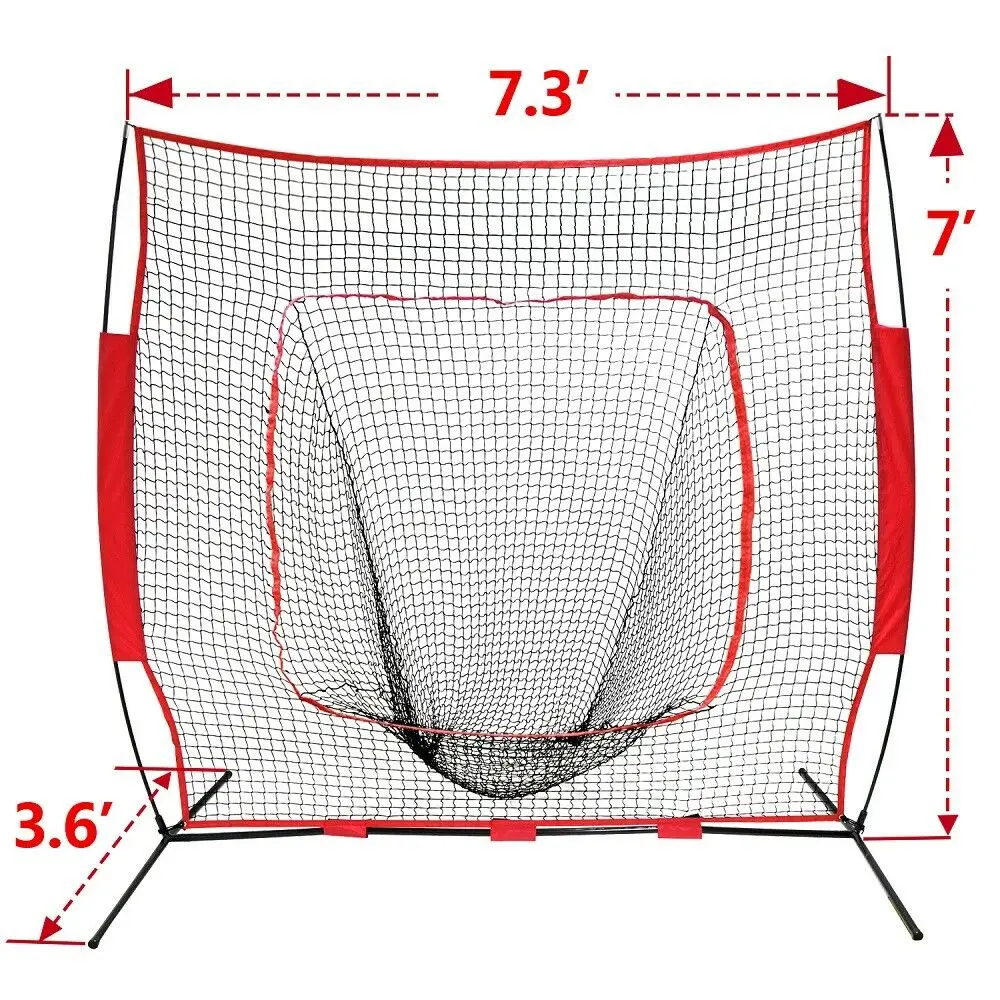 Portable Professional Batting Training Practice Hitting Pitching ...