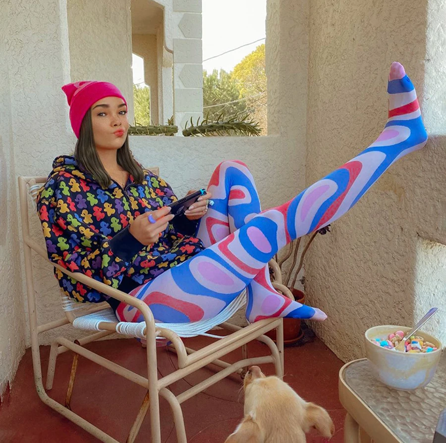

Summer 2021 Skinny Printed Women's Pants & Trousers Women's Trousers