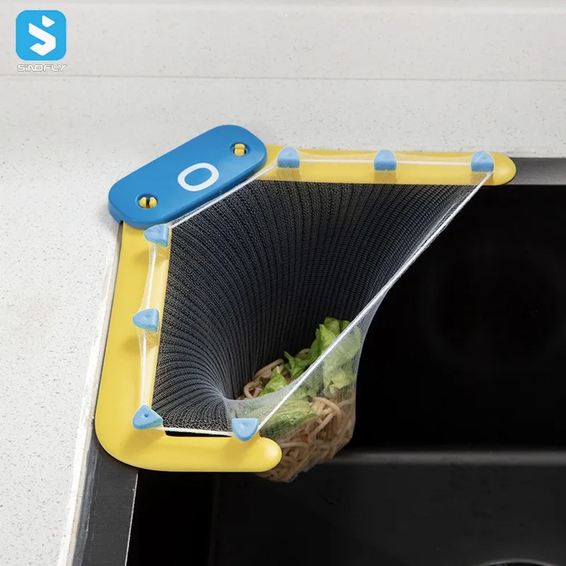 

Sink Strainer Bag,Triangle Sink Strainer Bags,Disposable Sink Filter Fine Mesh Bags Kitchen Sink Storage Holder Sink Garbage Bag