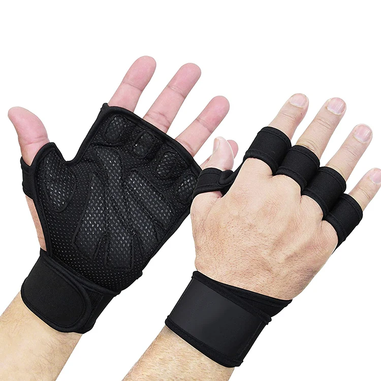 

Custom logo men and women fitness weight lifting sport workout gym hand gloves, As picture customize color