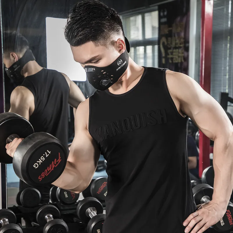 

Customized Design Fitness Sports Workout Gym Clothing Tank Top Bodybuilding Vest Cotton Mens Running Singlet