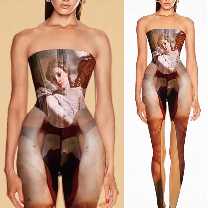 

Hot selling women bodycon jumpsuits sexy print one piece jumpsuits bodysuits off shoulder bodysuits for women, Camouflage