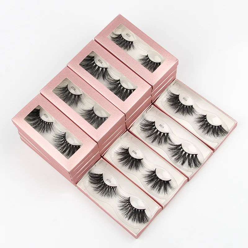 

OEM/ODM Real Mink Eyelashes 3D Mink Rodan Field Full Strip Lashes Boost, Black color