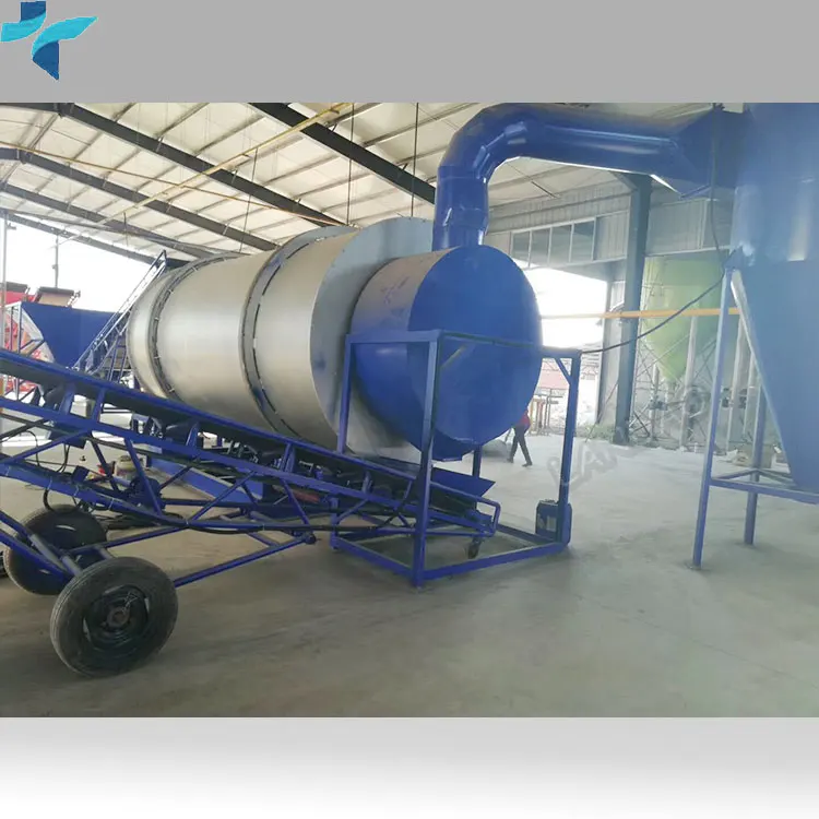 Low Price Small Triple Drum Garnet Sand Rotary Dryer Machine Drying Equipment For South Africa