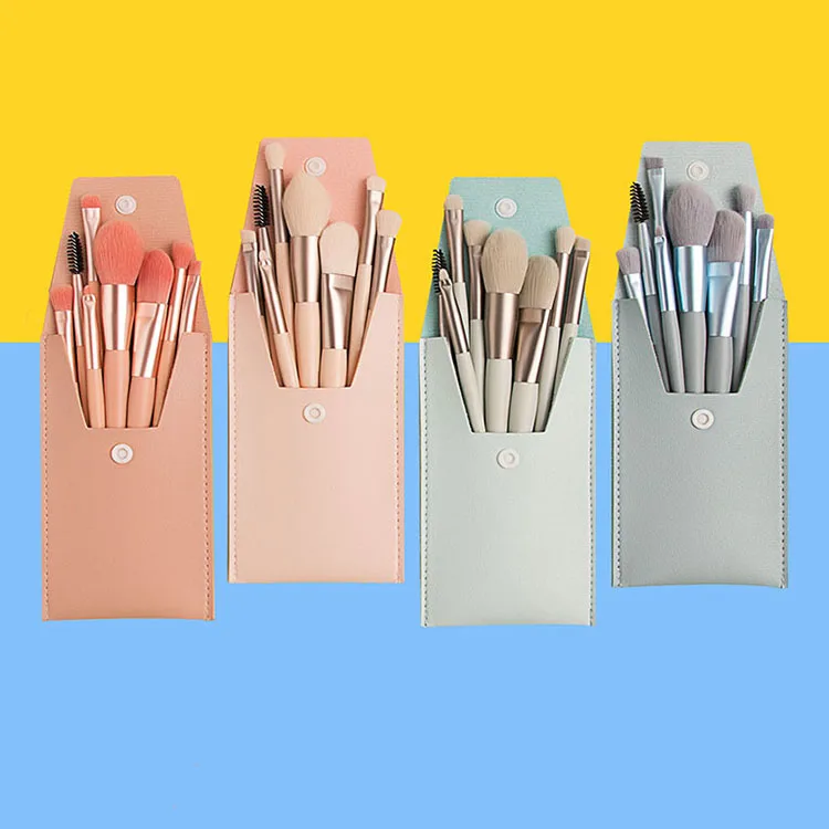 

Professional Synthetic Soft Hair Travel Mini Makeup Brush Sets With Bag 8pcs/set Smaller Makeup Brushes Makeup Foundation Brush