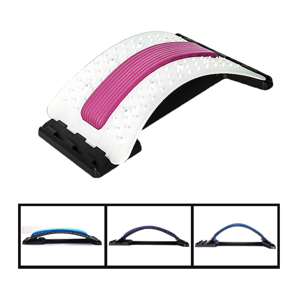 Lm004 Back Stretcher Lumbar Support Device Posture Corrector For Upper And Lower Back Pain