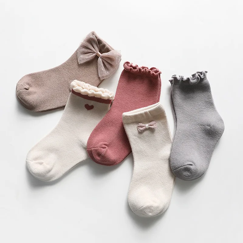 

Custom Hot sell Cute Cartoon colorful Cotton beauty baby socks, Mixed colors