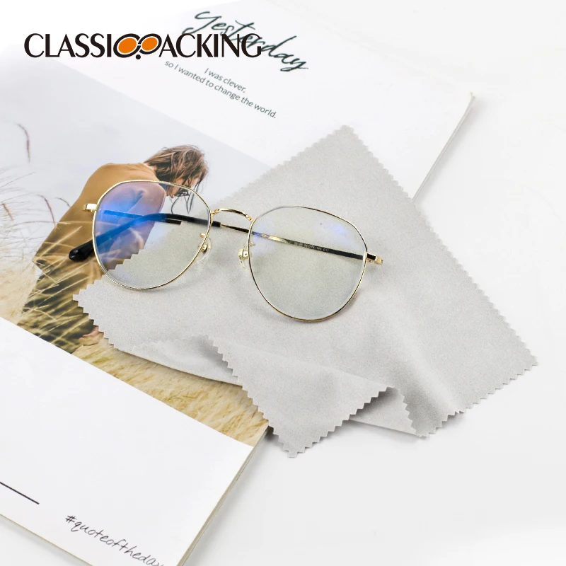 

High Quality Wholesale Eyeglasses Dry Anti-Fog Glasses Cloth Microfiber Towel Cleaning Cloth