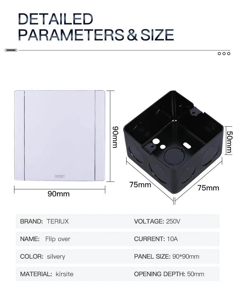 Wholesale Small standard multifunctional module 16A open floor socket