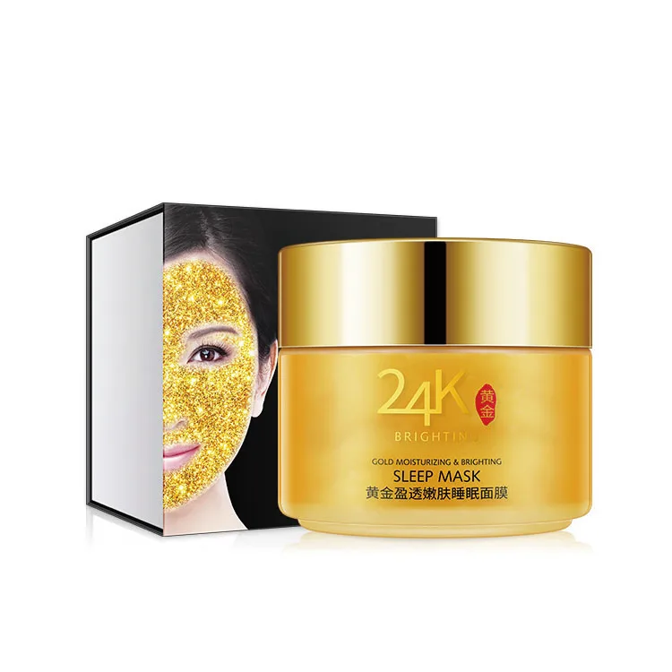 

24K gold Tender skin moisturizing sleep mask