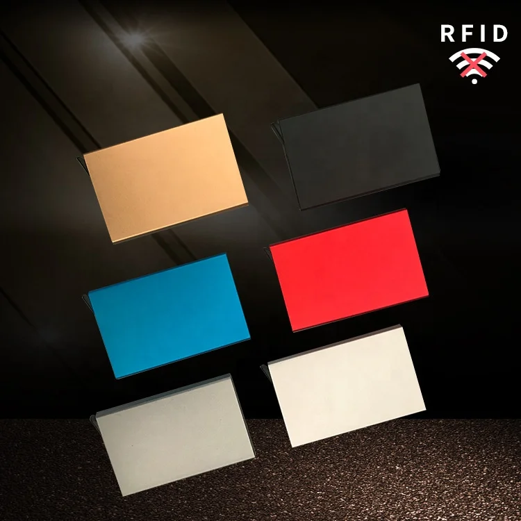 
Aluminum metal wallet hot rfid pop up card holder 