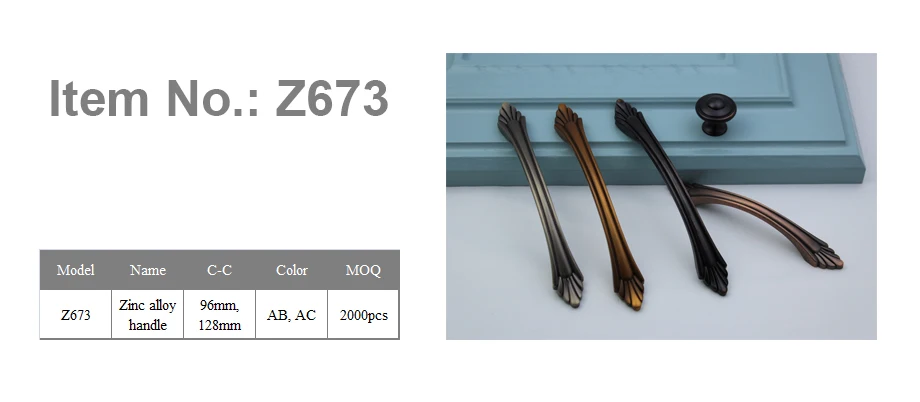 Zinc alloy fancy furniture handle good price pull handle