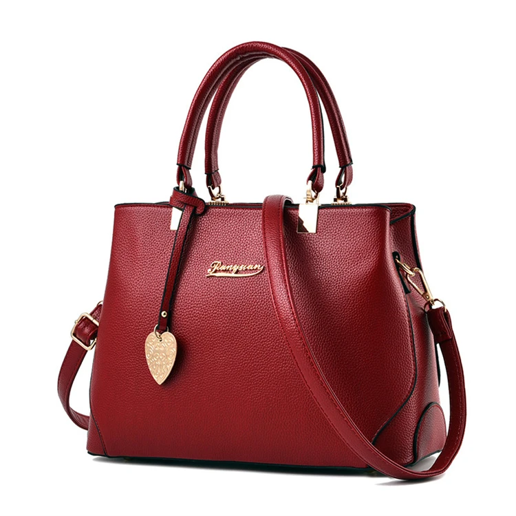 

fashion 2022 stylish leather shoulder tote women hand bags custom logo luxury