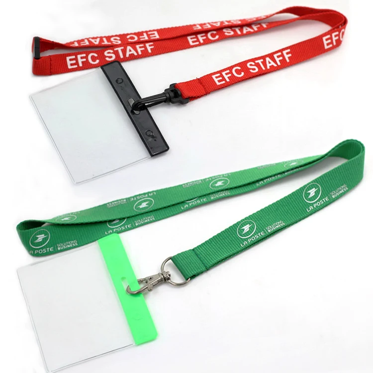 Two Hooks Double Clip Lanyards Id Badge Holder,Id Card Holder Lanyard,Lanyard Card Holder Buy