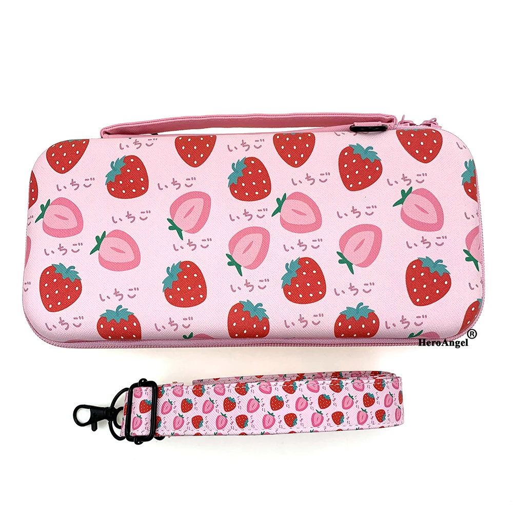 

Cute Fruit Bag For Nintendo Switch Storage Bag Carrying Cover Case For Nintend Switch Protective Bag with Shoulder Strap