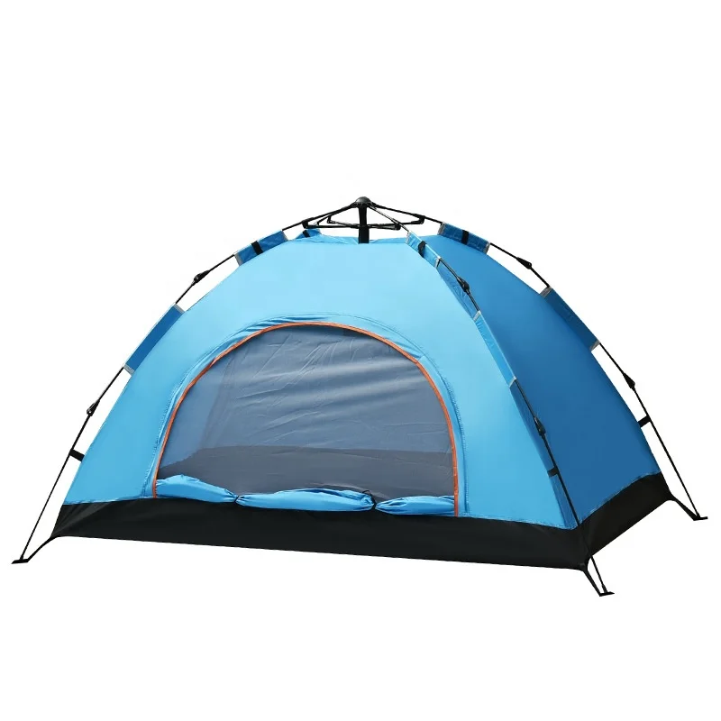 

Pole walker camping tent outdoor field free construction speed open multi-person tent two-person three-person tent spot