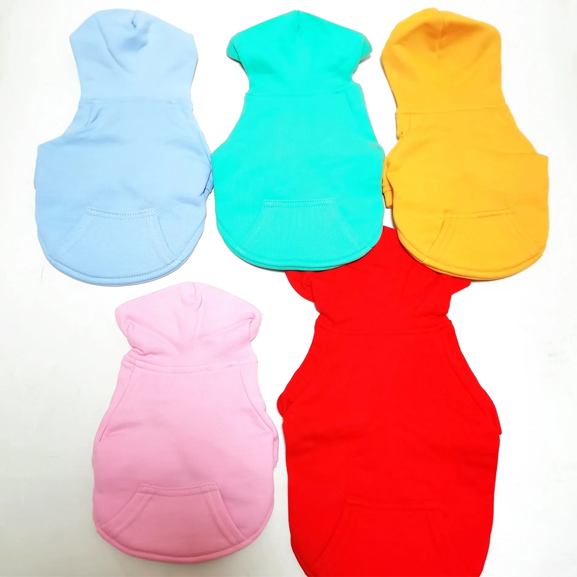 

high quality cotton plain dog hoodie fall ropa para perros china dog sweater hoodies blank 4XLbig dog clothes, 13 colors dog hoodie