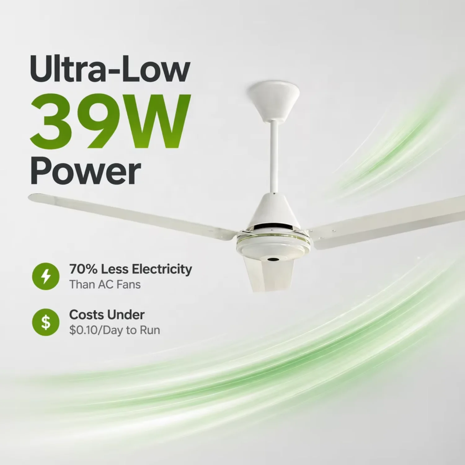 Ceiling Fan, 39W, Copper, BLDC, 9-Speed - detail 2