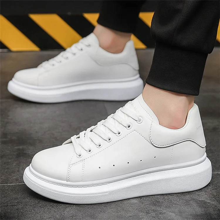 

Hot Sale Comfortable Fitting PU Women Sneaker White Women's Casual Shoes