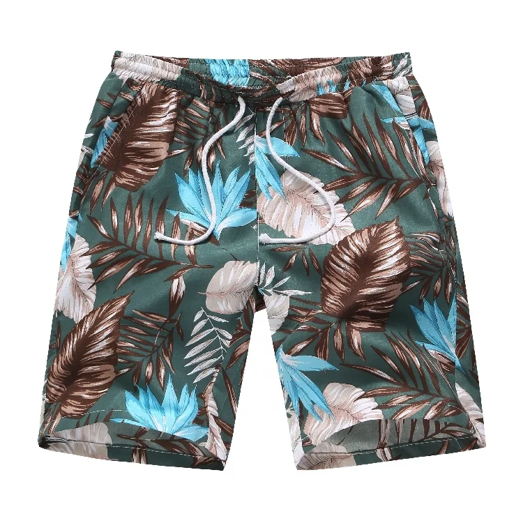 Wholesale Hot Sale Summer All Over New Hawaiian Print Mens Beach Wear ...