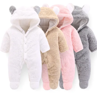 

2019 New Baby Rompers Winter Baby Boy Girls Clothes Cotton Newborn Toddler Clothes Infant Jumpsuits Warm Clothing, As show