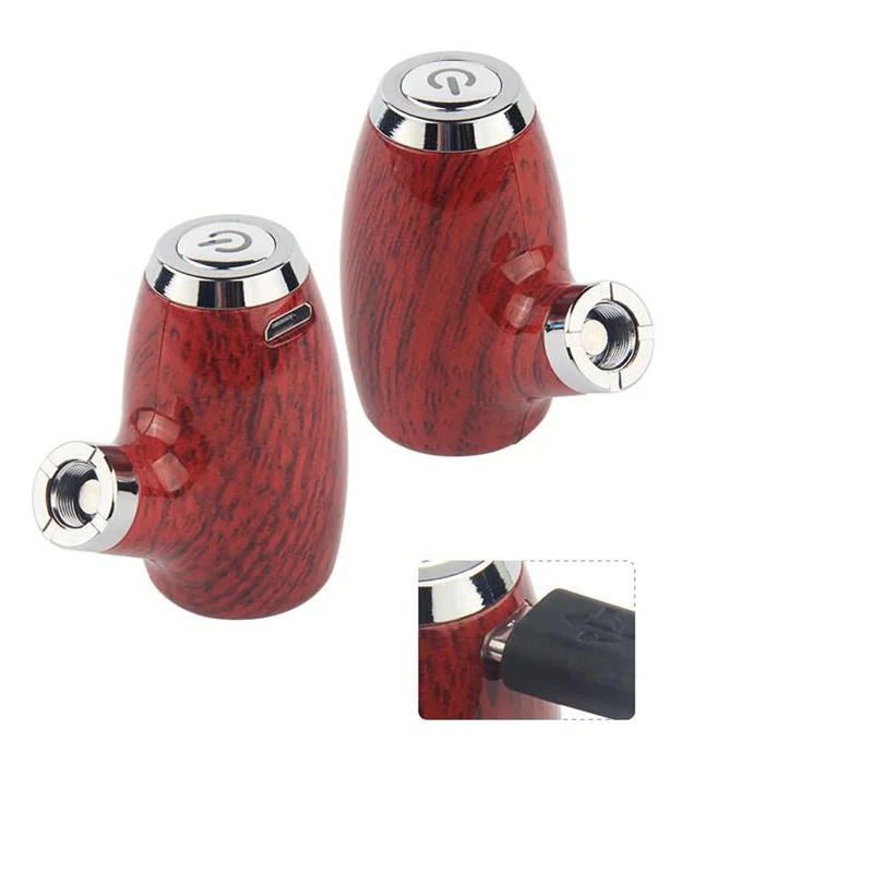 

510 Thread 900mah Variable Voltage E cigars Vap Cbd Oil Vapor Pen Pipe Battery, Wooden or custom color