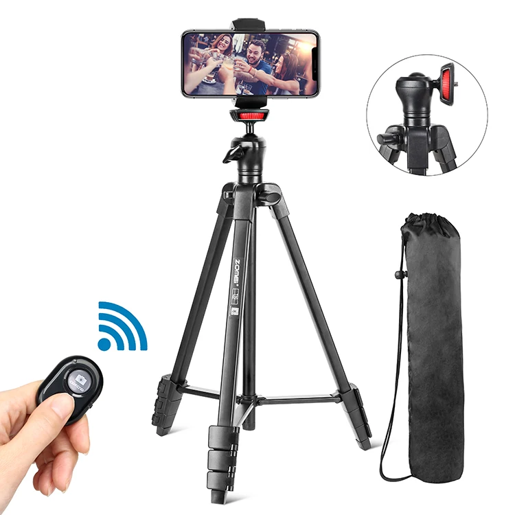 

Mobile Phone Live Bracket Fill Camera Video Selfie Outdoor Desktop Live Photography Tripod, Black+red