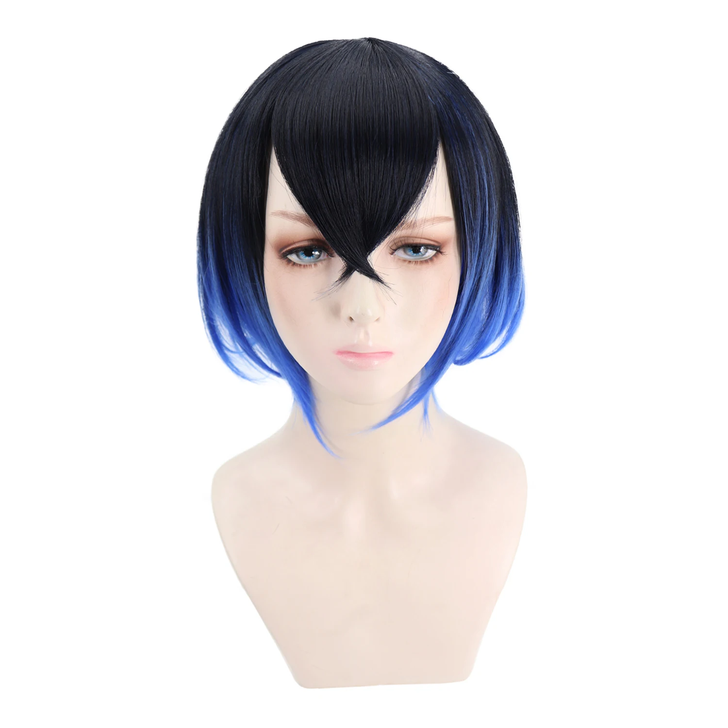 

Demon Slayer Kimetsu no Yaiba Hashibira Inosuke Wigs Heat Resistant Synthetic Cosplay Wig, Ombre