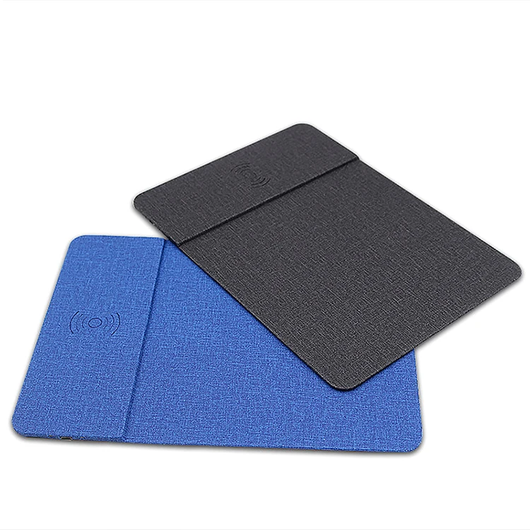 

Fantasy Universal Portable custom fast mouse pad wireless charger for iphone 8 plus X Xr Xs max for Samsung s8 S9 s10 +, Black/blue