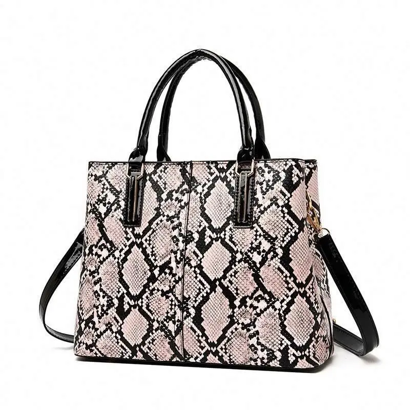 

2021 Fashion High Quality Ladies Cross Body Bags Small Leather Snake Skin Hand Bags