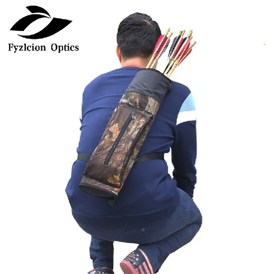 

Hunting Archery Camouflage Arrow Bag Bow and Arrows Bag Shoulder Arrow Quiver for Outdoor Recurve Bow Shooting