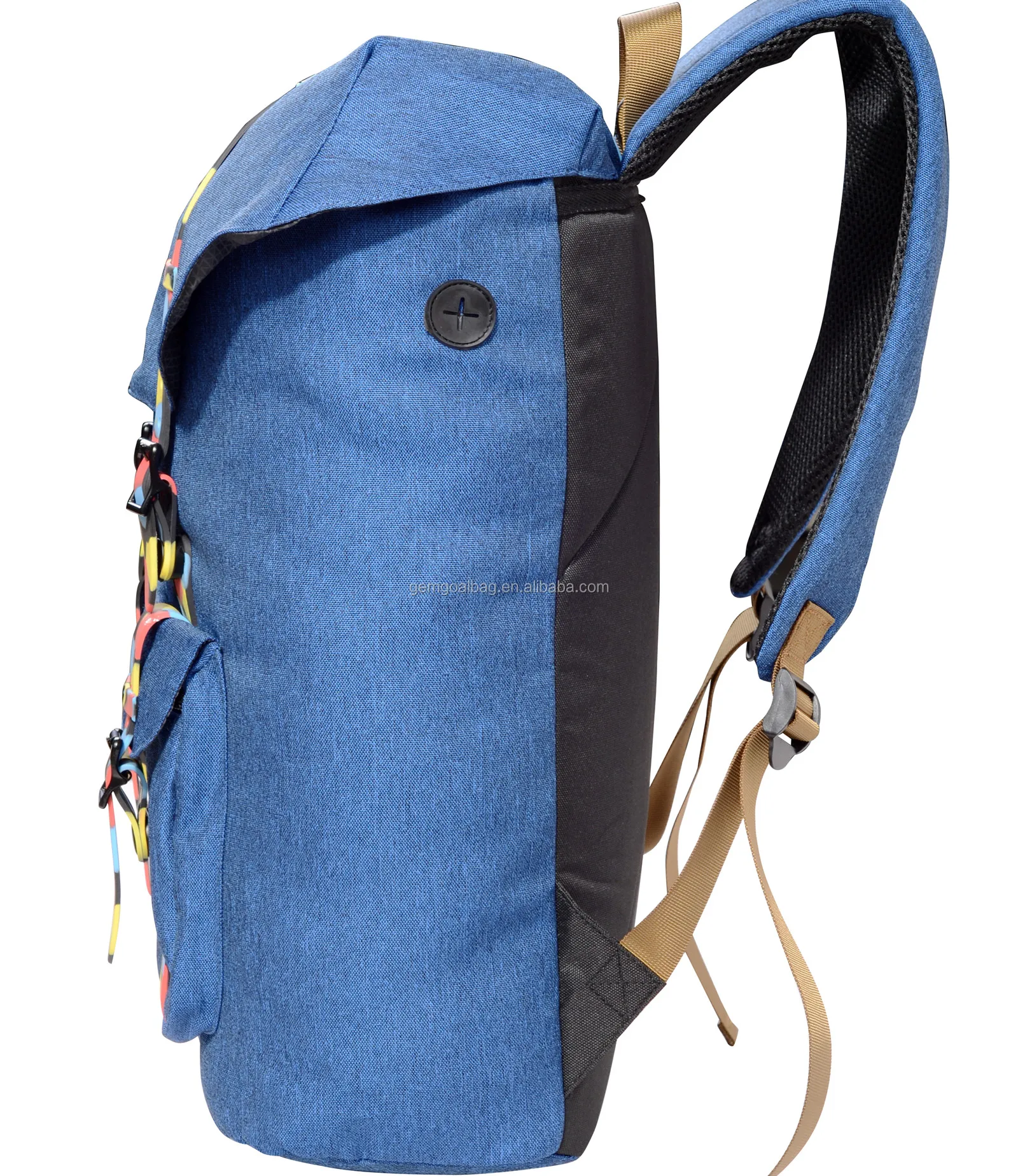 热卖bagpack 山背包户外探险旅行防水登山背包前面两个硅胶表带 - buy