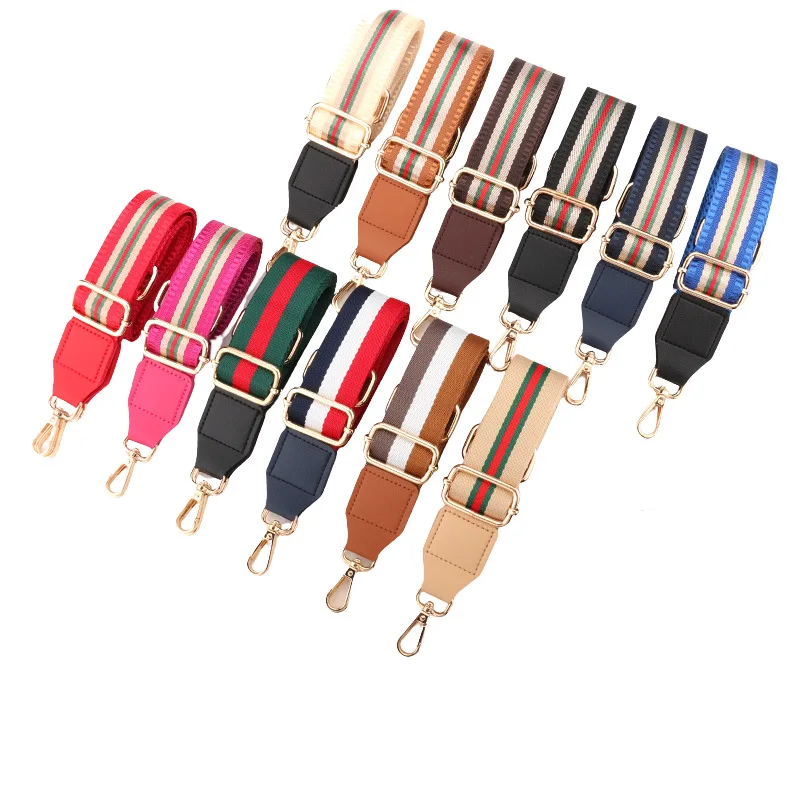 

Kesoil-8 New Product With Leather Rhombus Jacquard Ethnic Style Wide Shoulder Strap Bag Accessories