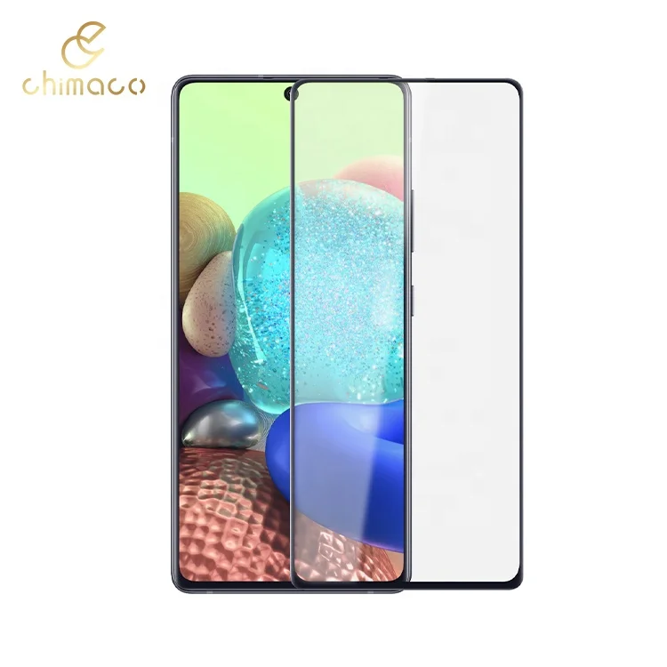 

Anti Broken Anti Explosion Mobile Phone Screen Protector Film Tempered Glass For Samsung A71, Transparent