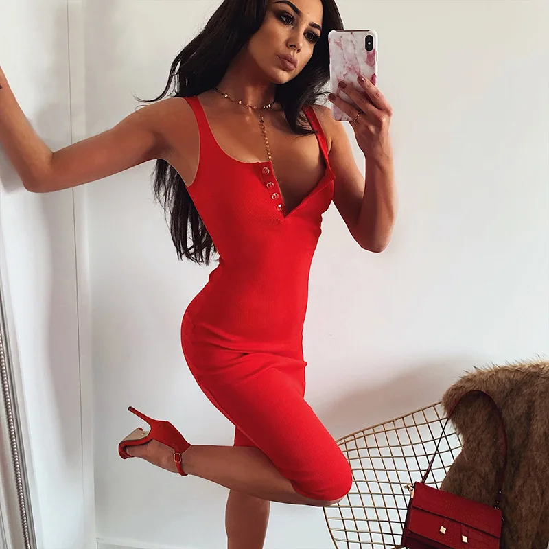

Luren New arrival sexy women dress+Long skirt with U neck and suspenders, Black