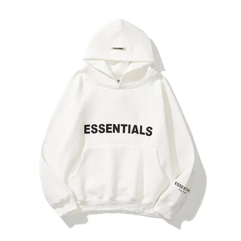 

Custom Logo Cotton Fleece Sweatshirts Men's ESSENTIALS Printing Hoodies For men and women