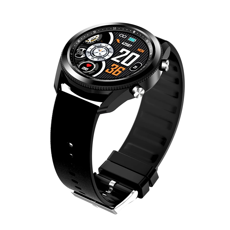 

2021 New arrivals smartwatch full round touch BT call phone digital watches men women wireless charging smart watch, 2 color